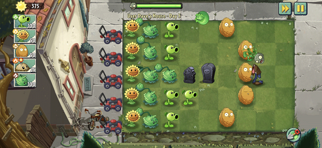 We could play Plants vs. Zombies 2 for days