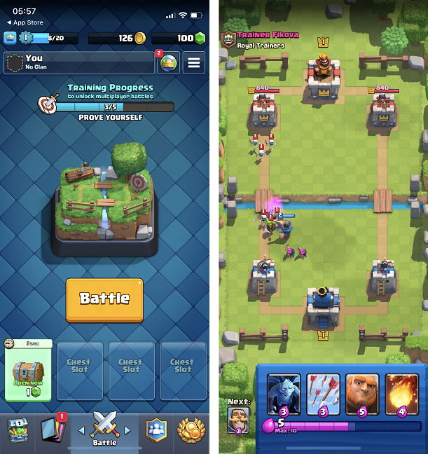 Clash Royale is a mix of League of Legends and Hearthstone