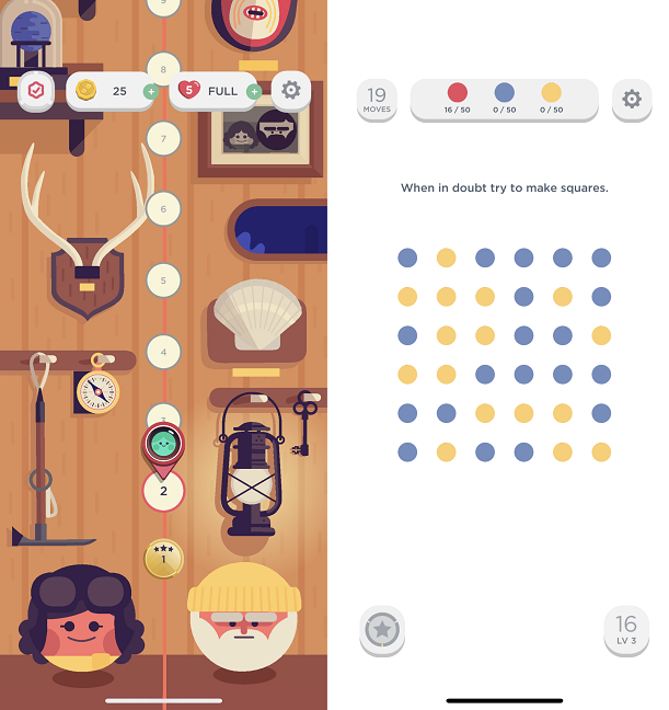 Relax with Two Dots