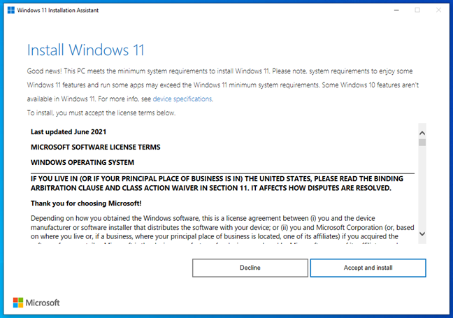 Upgrading from Windows 10 to Windows 11