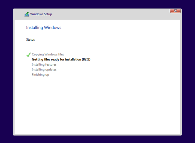 Installing Windows 11