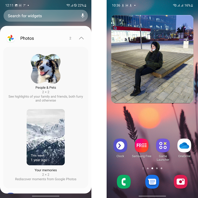 Google Photos has the best photo widget