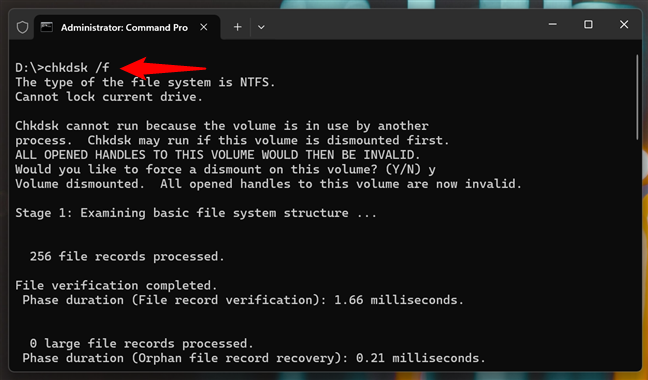 Run chkdsk to check your drives