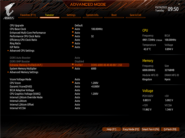 Kingston Fury Beast DDR5-6000 supports XMP 3.0