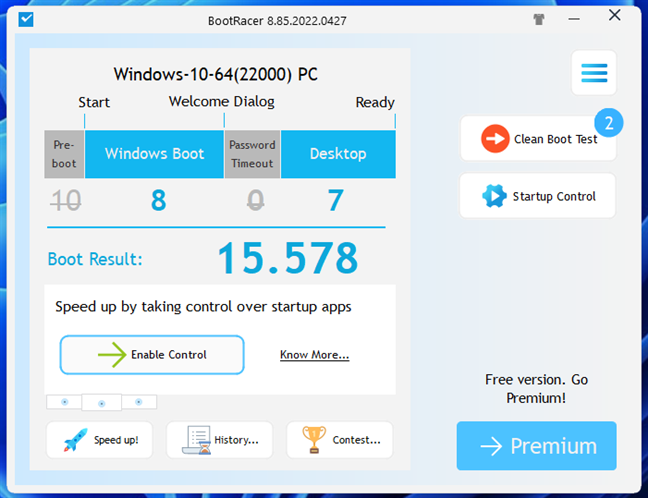 Boot times using the Kingston Fury Renegade SSD