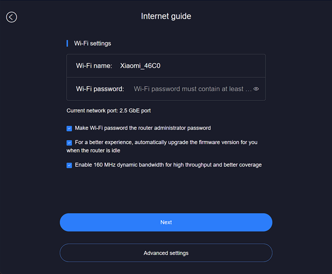 Don't make your Wi-Fi password the admin password