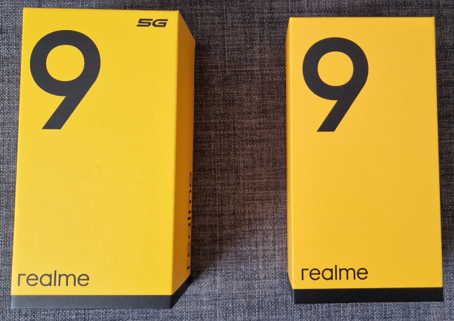 The packaging of the two devices is identical
