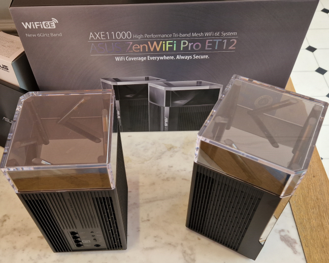 ASUS ZenWiFi Pro ET12 - a mesh Wi-Fi 6E system