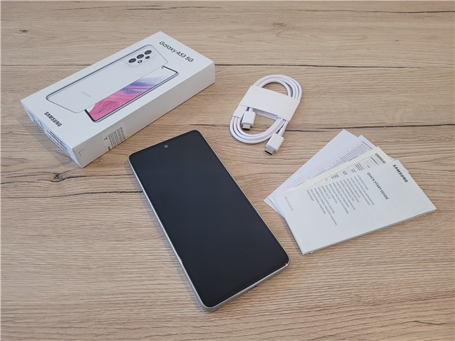 Samsung Galaxy A53 5G - What you find inside the box