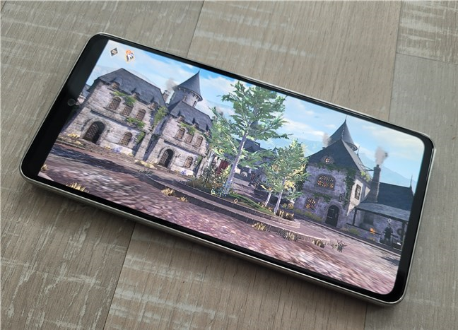 Playing a game on the Samsung Galaxy A53 5G