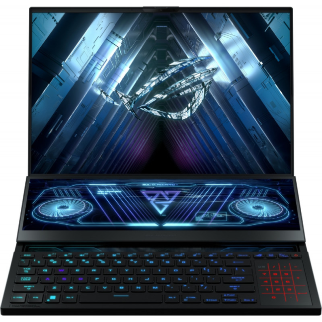 The GeForce RTX 3070 Ti graphics card is what powers this beautiful ASUS ROG Zephyrus Duo 16