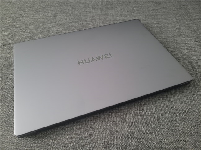The Huawei MateBook D16 when closed