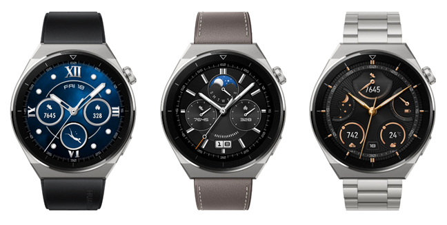 The male versions of the Huawei Watch GT3 Pro