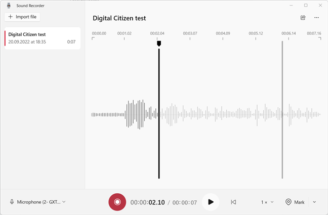 Sound Recorder is friendly and easy to use