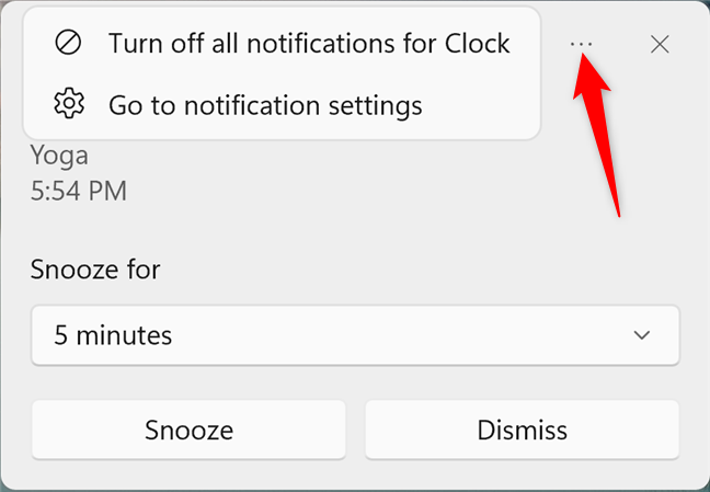 Access Settings for more options