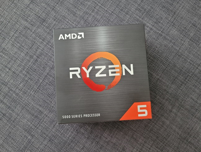 The box of the AMD Ryzen 5 5600