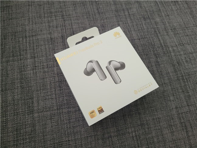 The packaging used for Huawei FreeBuds Pro 2