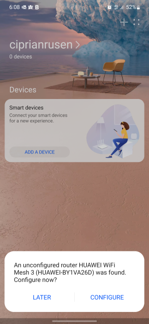 Configure HUAWEI WiFi Mesh 3 with HUAWEI AI Life