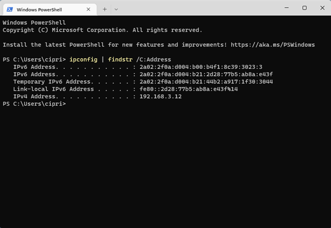 How to Find Your IP Address in Windows