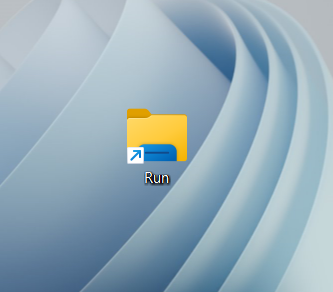 The Run shortcut in Windows 11