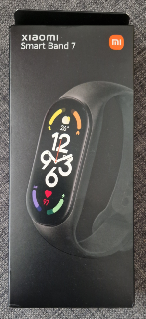 The packaging used for Xiaomi Smart Band 7