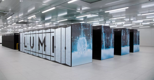 LUMI is the most powerful supercomputer in Europe