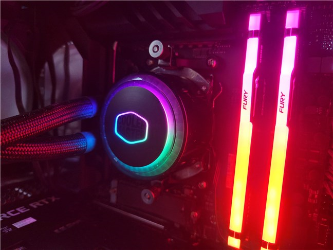 The RGB lighting looks great