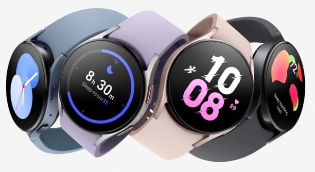 The color options available for Samsung Galaxy Watch5