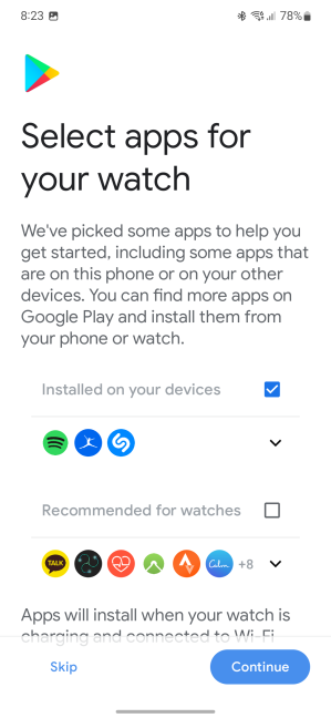 You don't have to install the apps you don't want