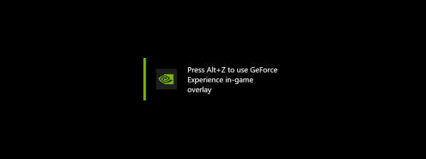 How to turn off the GeForce Experience in-game overlay (Alt + Z)