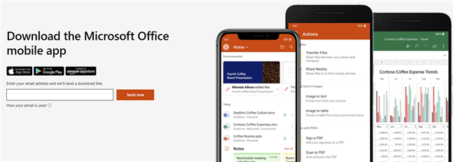 Download the Microsoft Office mobile app