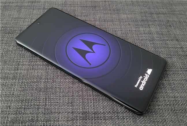The front of the Motorola Edge 30 Fusion