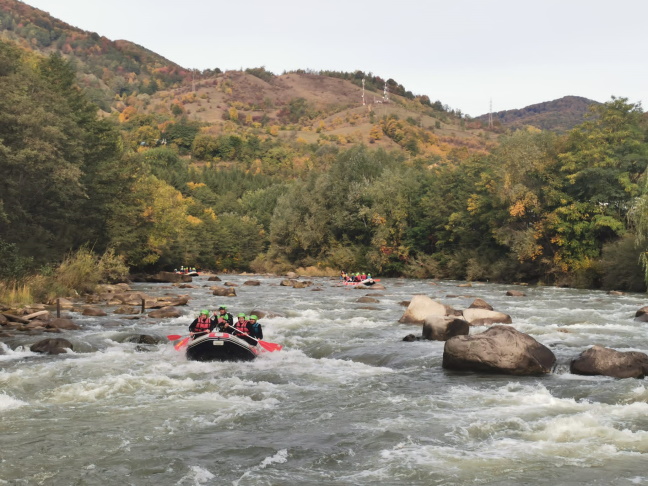 Rafting gets the adrenaline pumping