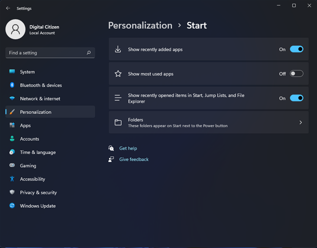 The initial Windows 11 version has fewer customization options