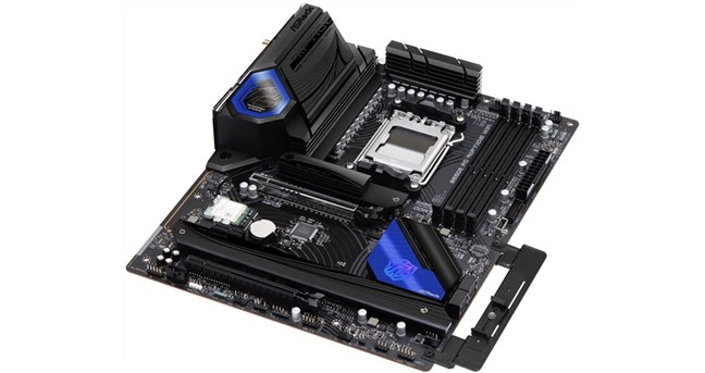 The ASRock B650E PG Riptide WiFi is based on the B650E chipset