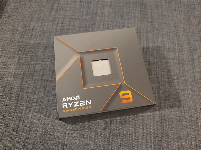 AMD Ryzen 9 7900X comes in a large, good-looking box
