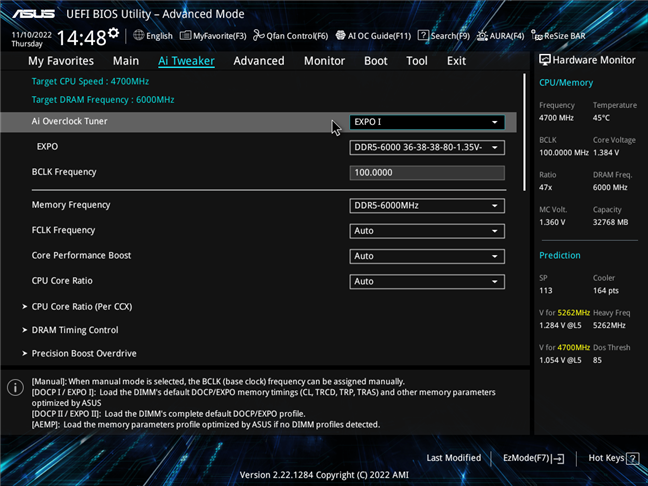 Ryzen 9 7900X supports AMD EXPO memory profiles