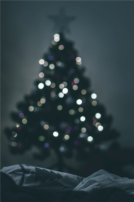 Christmas Tree Bokeh by stewie012
