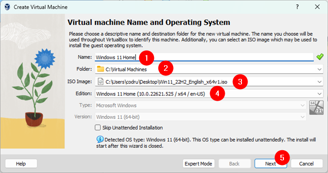 Configure the virtual machine and Windows 11