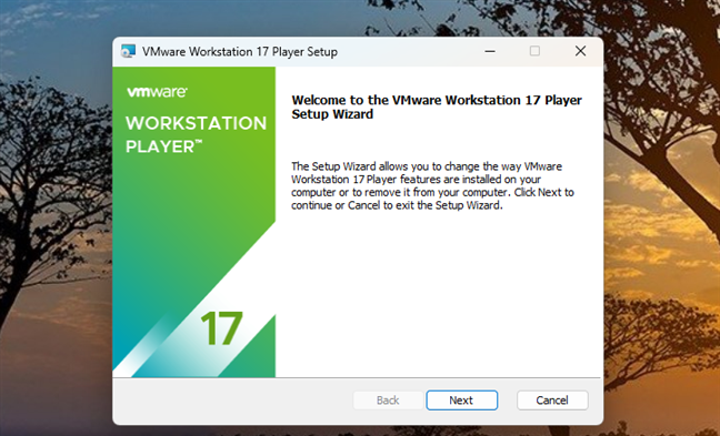 Install VMware Workstation Player 17 Free