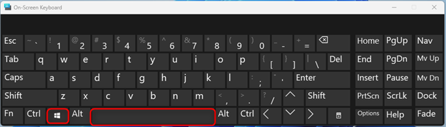 Press Windows + Spacebar to change the keyboard language and layout