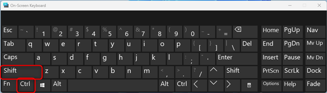 Press Ctrl + Shift to change the keyboard layout