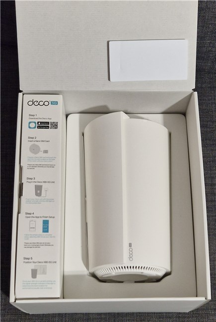 Deco X80-5G, Solution Routeur 5G + WiFi 6 Mesh AXE6000