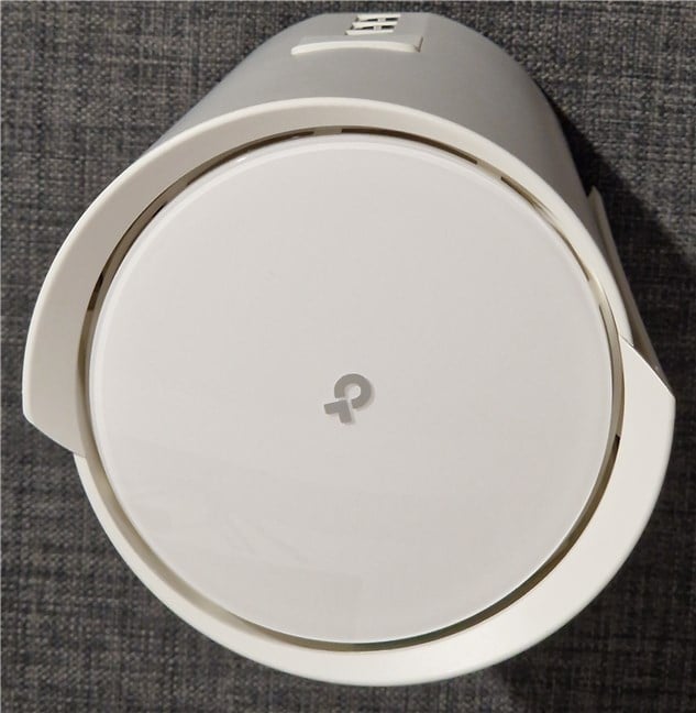 The TP-Link logo on the top cover