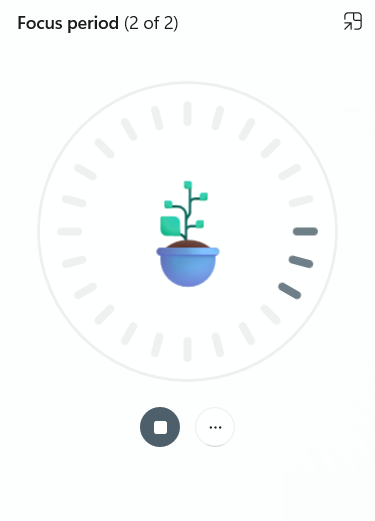 You can have a plant replace the countdown