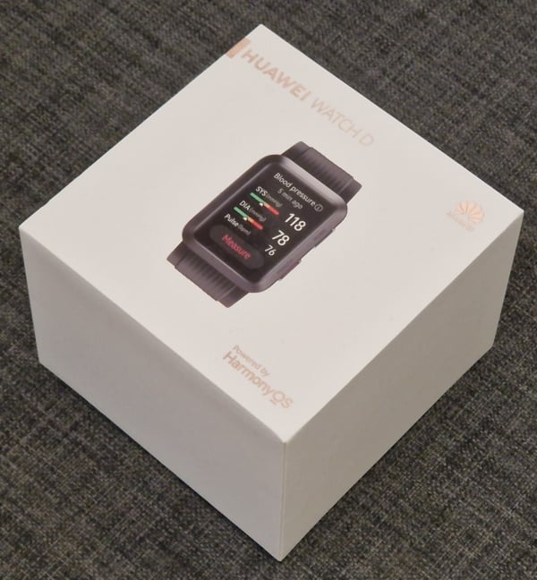 The packaging used for HUAWEI WATCH D