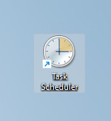 The Task Scheduler shortcut