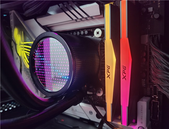 The RGB lighting looks great, doesn't it?