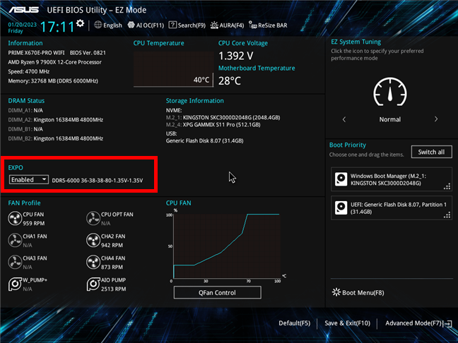 AMD EXPO Memory Technology: One Click Overclocking Profiles For