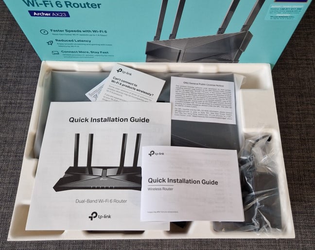 Unboxing the TP-Link Archer AX23